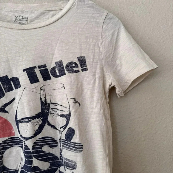 Hight Tide Rise T Shirt Womens Size XXS J Crew Lightweight Ditch Plains Beach - Picture 4 of 6